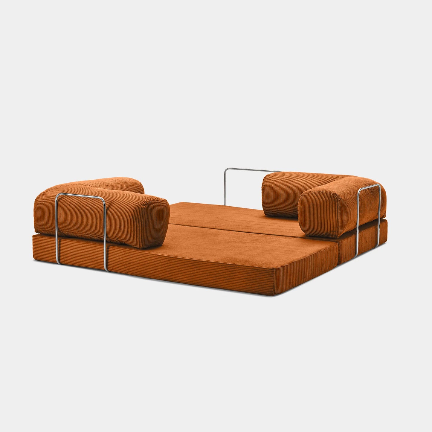 CANAPÉ-LIT MODERNE NUAGE ORANGE