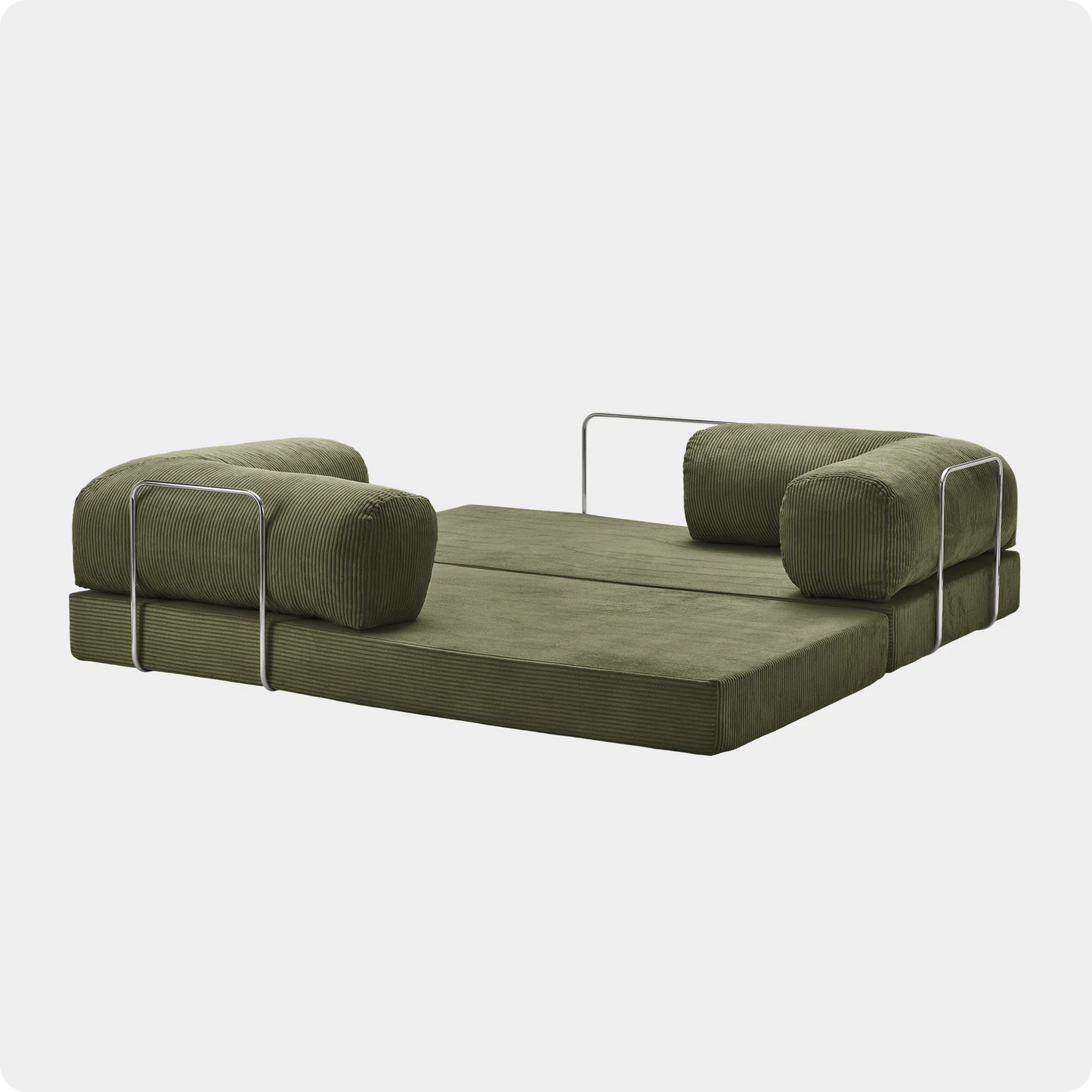 CANAPÉ-LIT MODERNE NUAGE VERT KAKI