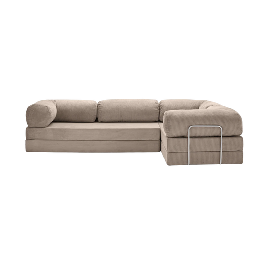CANAPÉ D'ANGLE MODERNE DUNE BEIGE SABLE