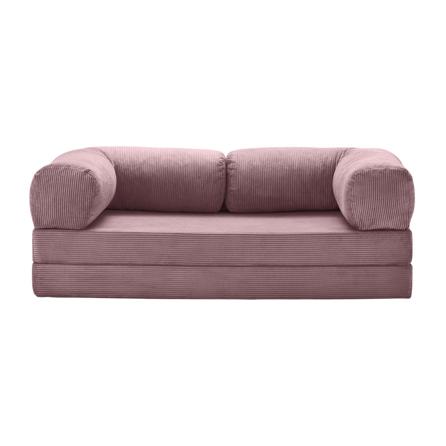 CANAPÉ-LIT MODERNE NUAGE ROSE POUDRÉ