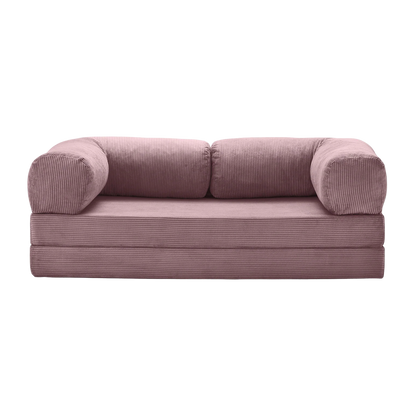 CANAPÉ-LIT MODERNE NUAGE ROSE POUDRÉ