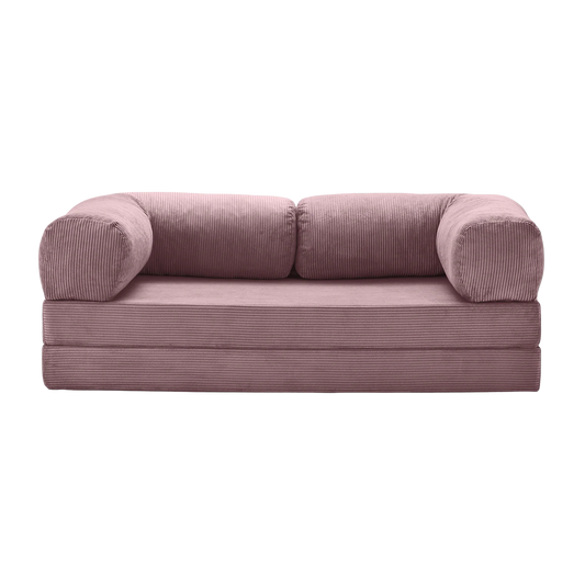 CANAPÉ-LIT MODERNE NUAGE ROSE POUDRÉ