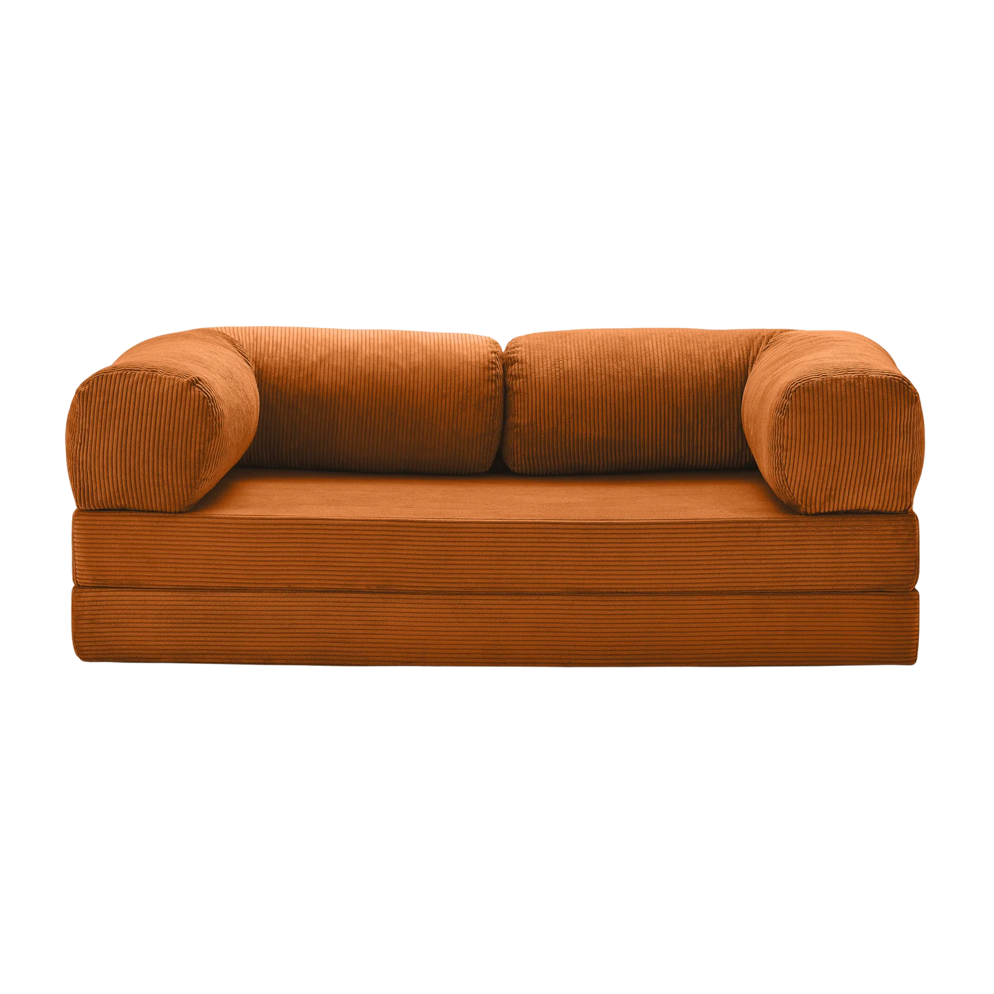 CANAPÉ-LIT MODERNE NUAGE ORANGE