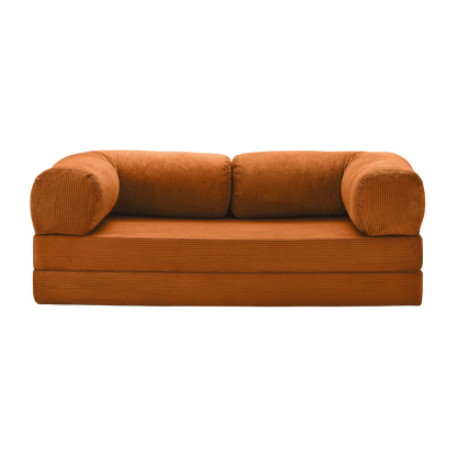 CANAPÉ-LIT MODERNE NUAGE ORANGE