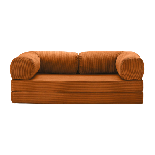 CANAPÉ-LIT MODERNE NUAGE ORANGE