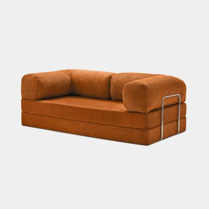 CANAPÉ-LIT MODERNE NUAGE ORANGE