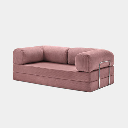 CANAPÉ-LIT MODERNE NUAGE ROSE