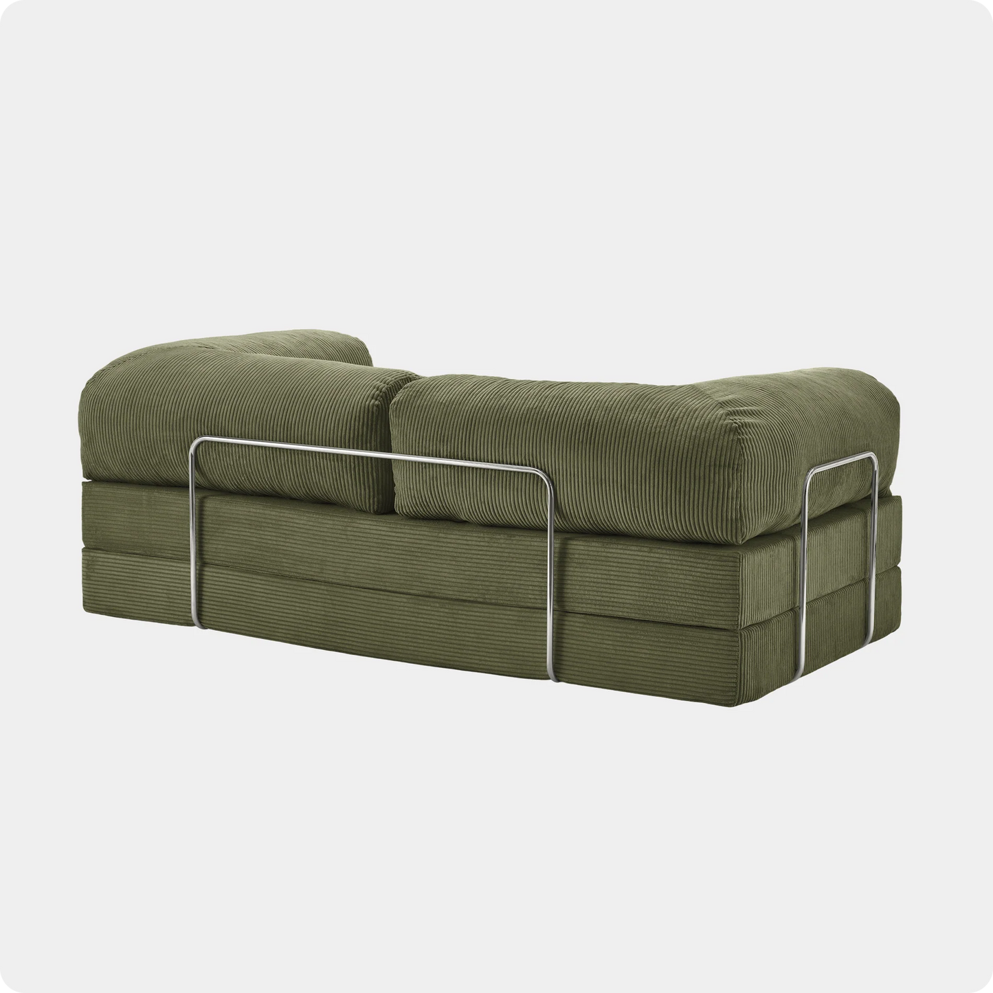 CANAPÉ-LIT MODERNE NUAGE VERT KAKI