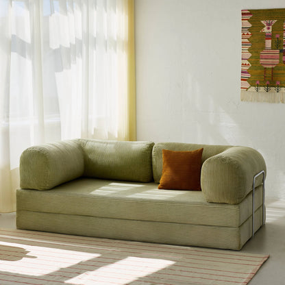 CANAPÉ-LIT MODERNE NUAGE OLIVE