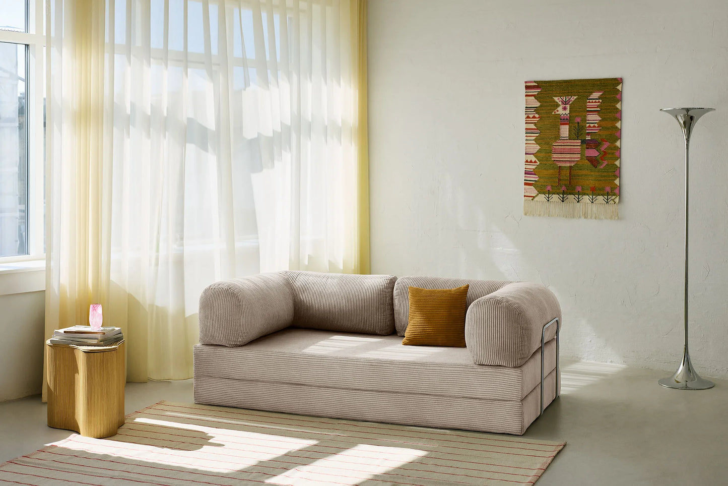 CANAPÉ-LIT MODERNE NUAGE BEIGE SABLE
