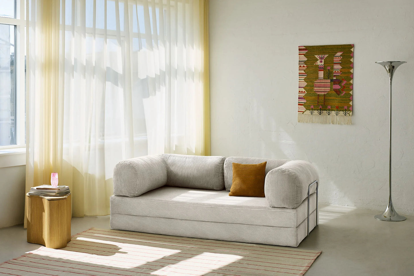 CANAPÉ-LIT MODERNE NUAGE BLANC CRÈME
