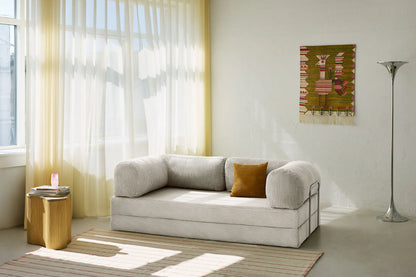 CANAPÉ-LIT MODERNE NUAGE BLANC CRÈME