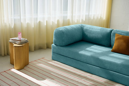CANAPÉ-LIT MODERNE NUAGE TURQUOISE