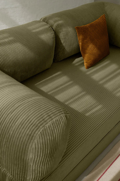 CANAPÉ-LIT MODERNE NUAGE VERT KAKI