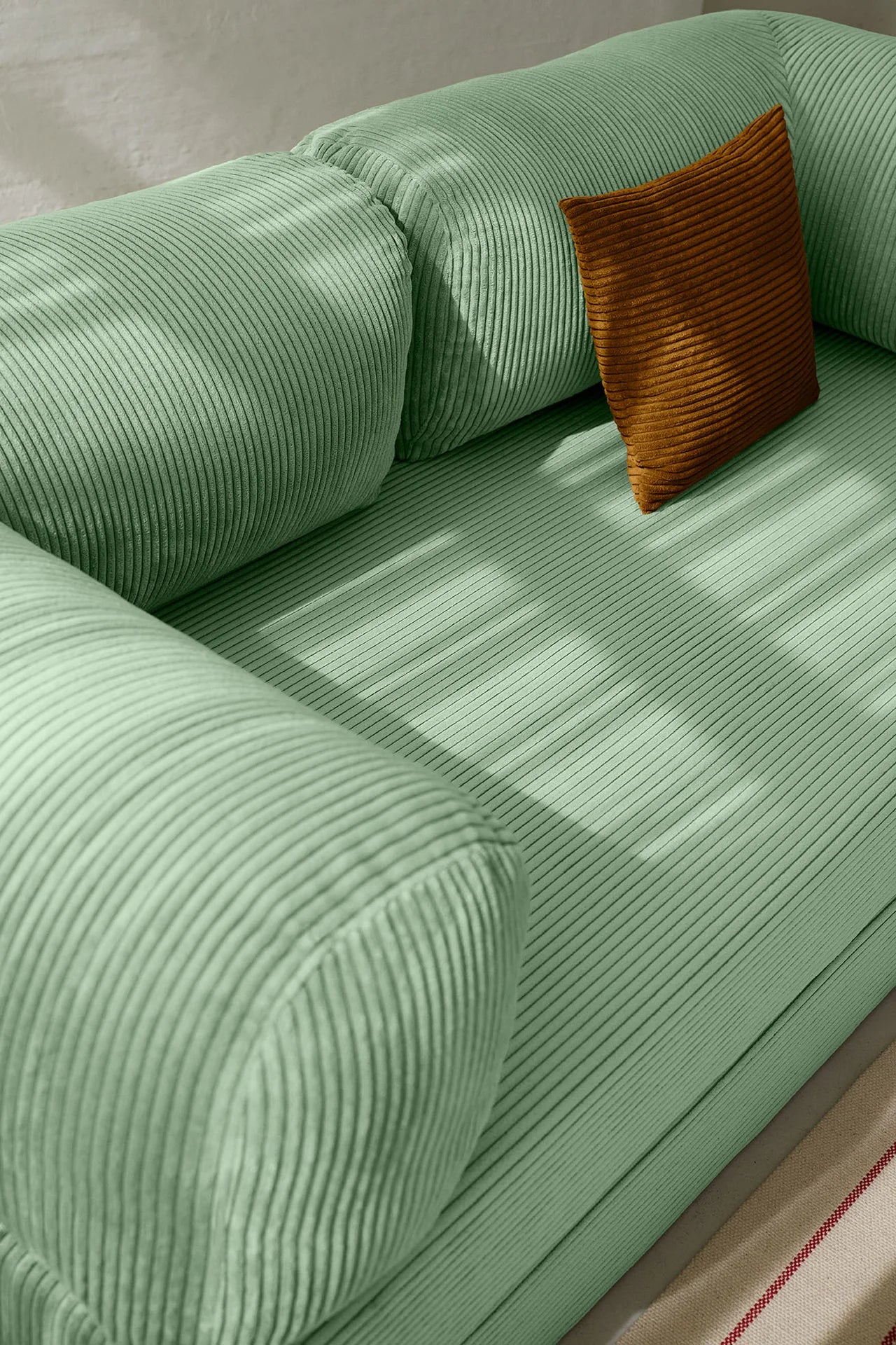 CANAPÉ-LIT MODERNE NUAGE VERT SAUGE
