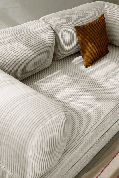 CANAPÉ-LIT MODERNE NUAGE BLANC CRÈME