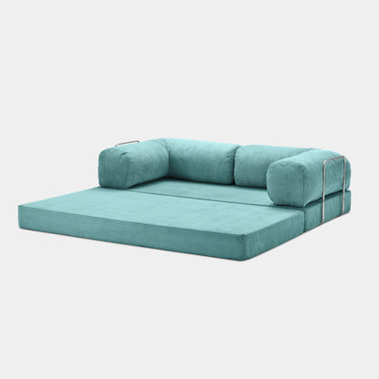 CANAPÉ-LIT MODERNE NUAGE TURQUOISE