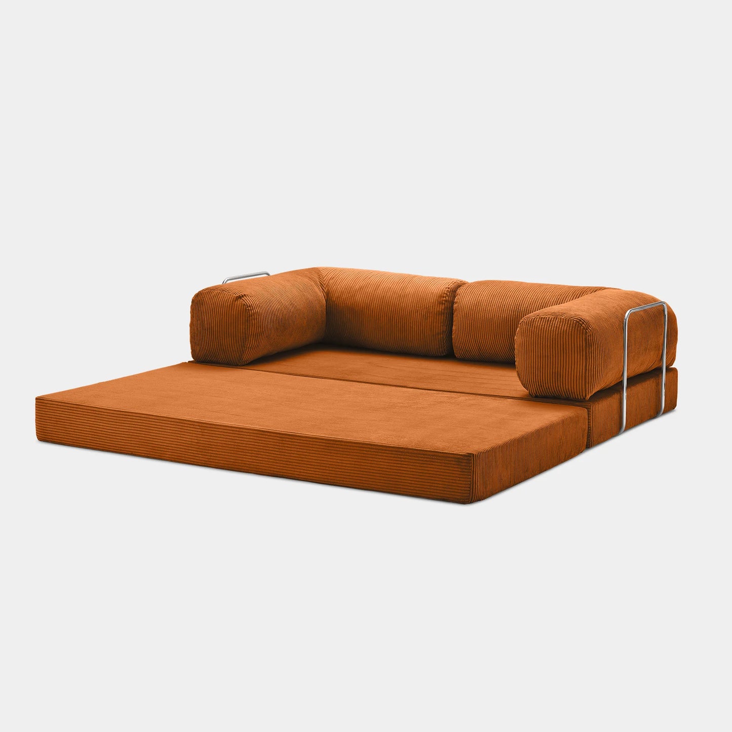 CANAPÉ-LIT MODERNE NUAGE ORANGE