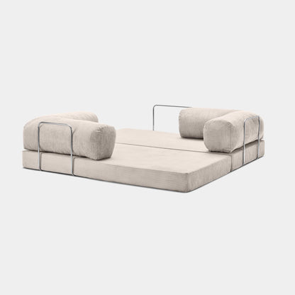CANAPÉ-LIT MODERNE NUAGE BLANC CRÈME