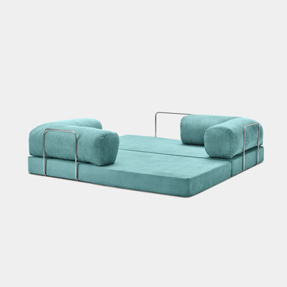 CANAPÉ-LIT MODERNE NUAGE TURQUOISE