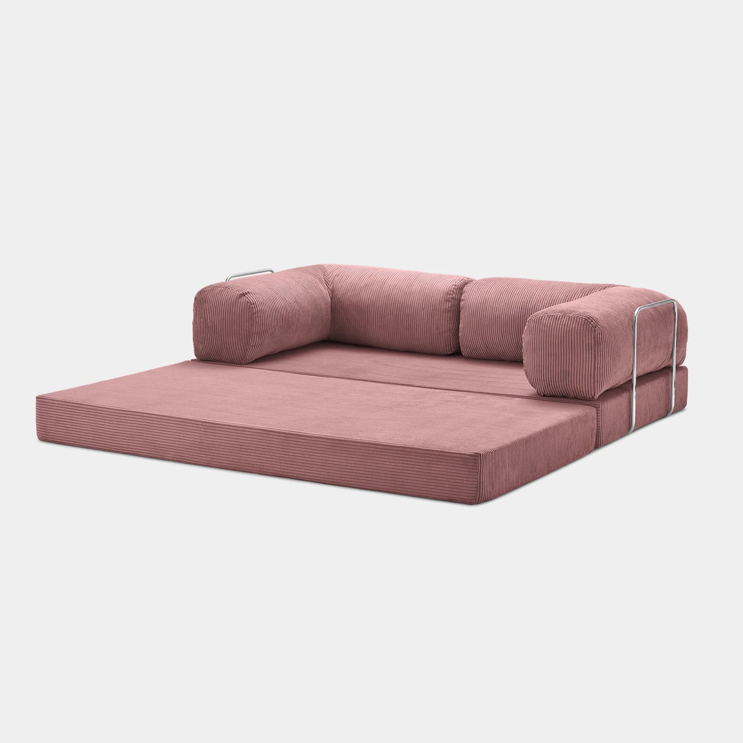 CANAPÉ-LIT MODERNE NUAGE ROSE